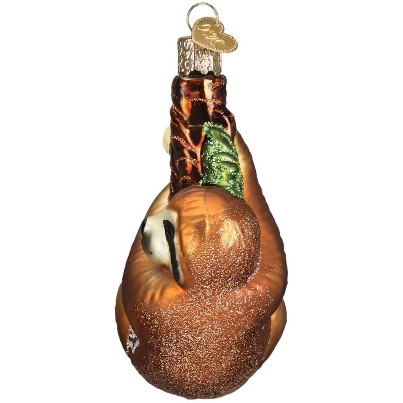 Old World Christmas Glass Blown Christmas Ornament, Sloth (With OWC Gift Box)