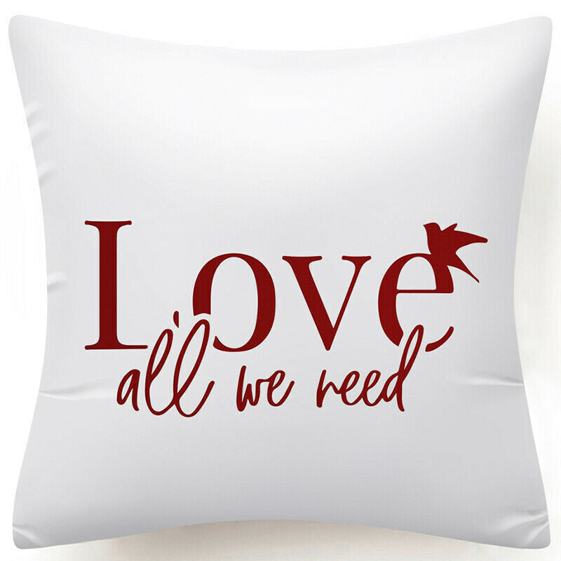 Throw PILLOW COVER Christmas Gift Decorative Xmas Two-Sided Cushion Cases 18X18"