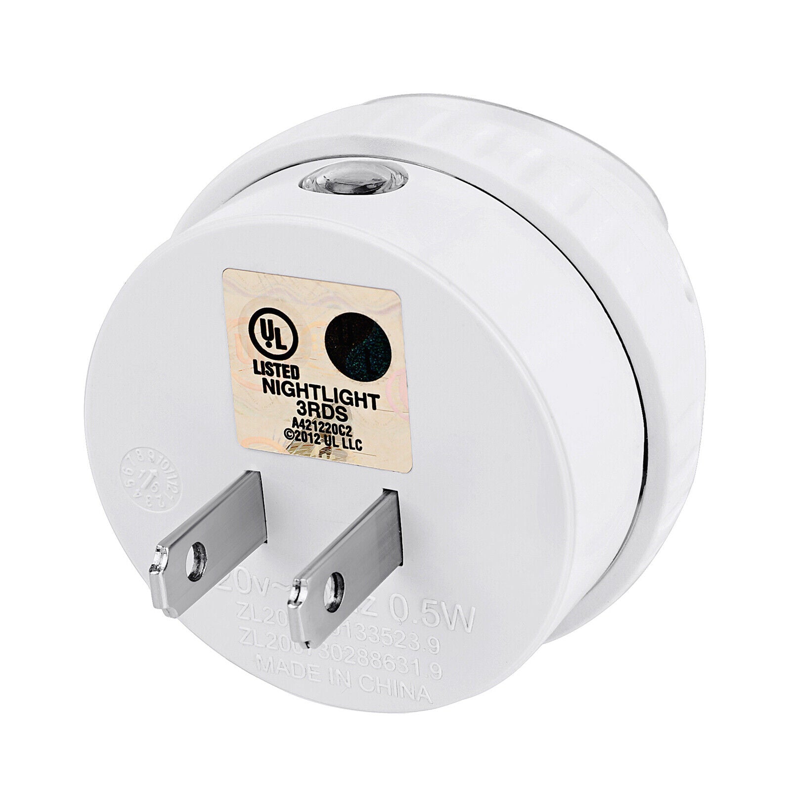 DEWENWILS Plug in Light Sensor Night Light Warm White LED Bedroom Lights 4 Pack