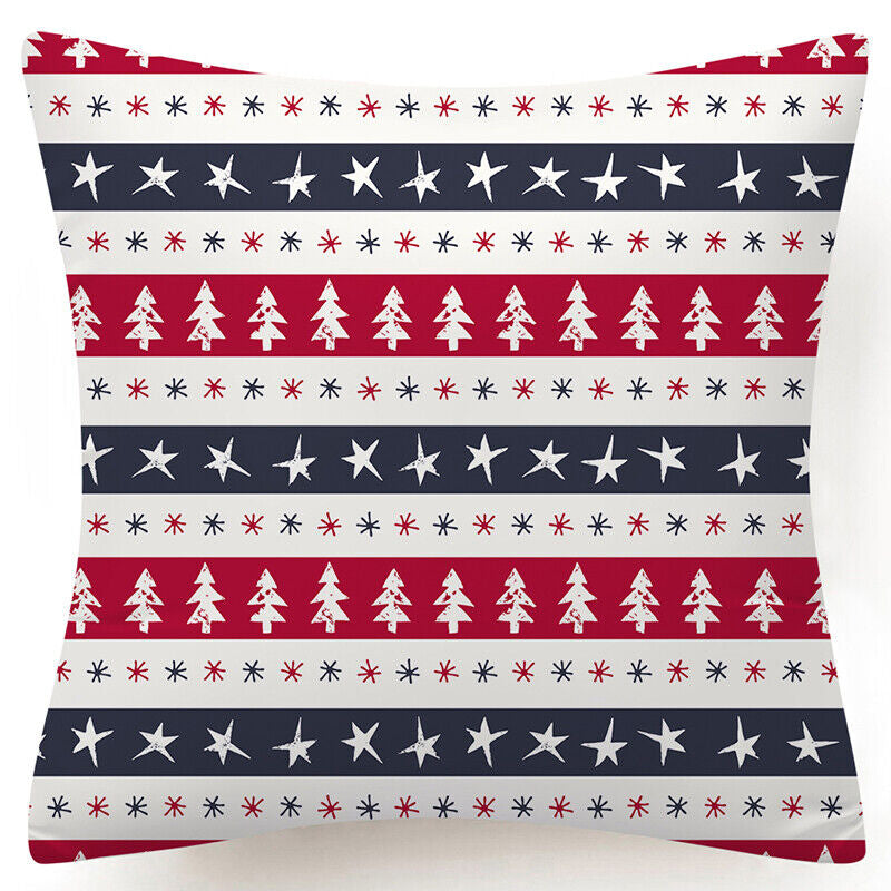 Throw PILLOW COVER Christmas Gift Decorative Xmas Two-Sided Cushion Cases 18X18"