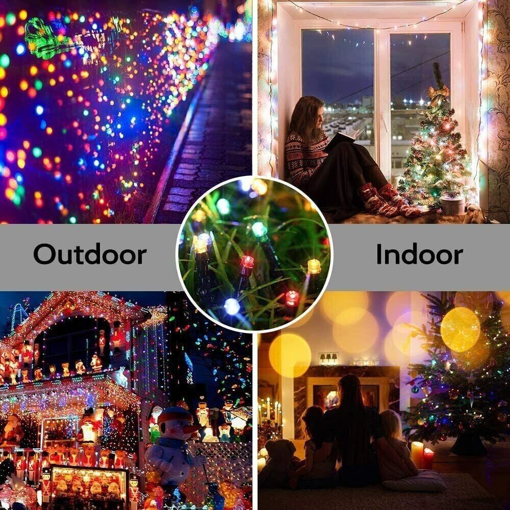 Solar String Lights Outdoor 8 Modes Waterproof for Garden/Landsca