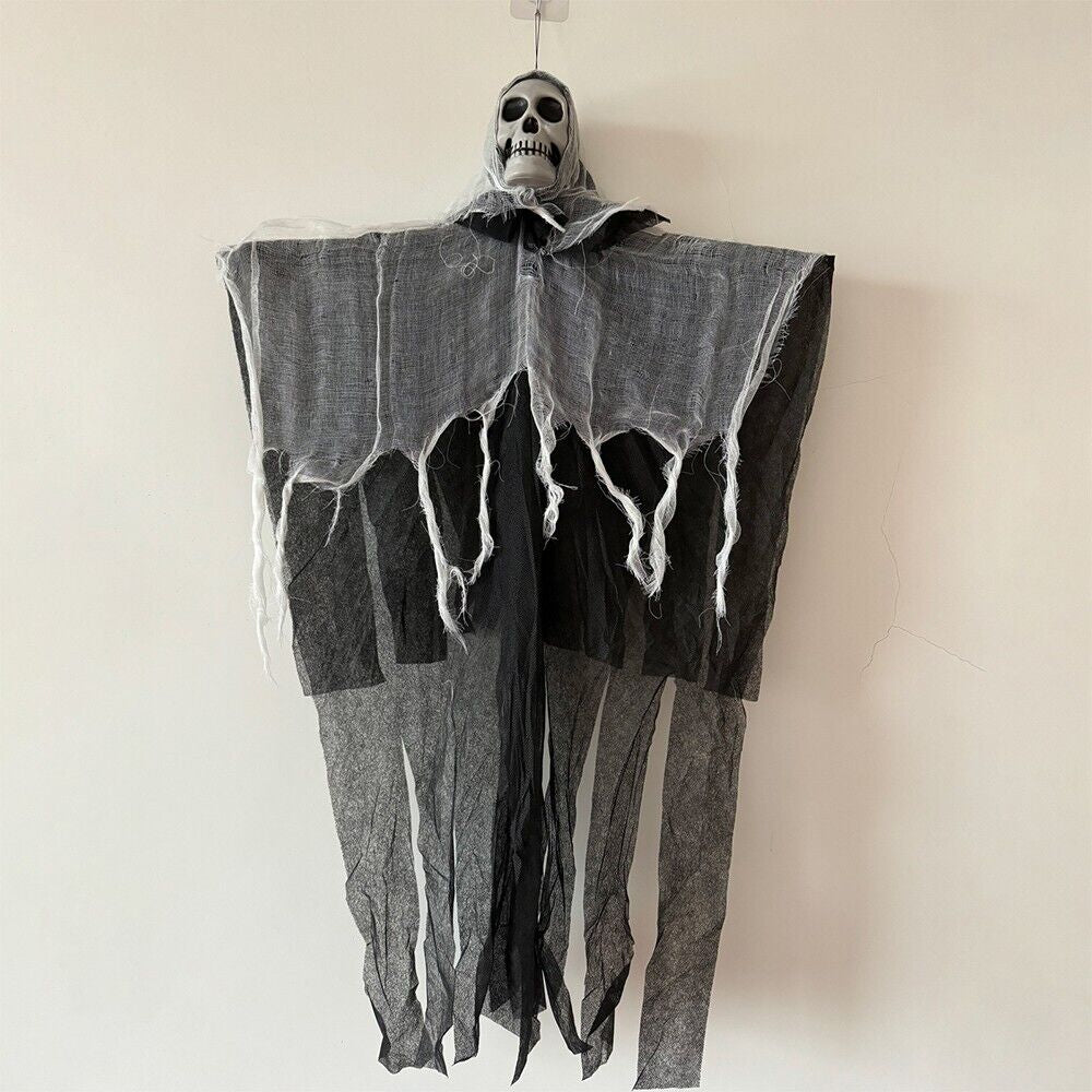 Halloween Haunted House Hanging Ghost W/ LED for Front Door Indoor/Outdoor Decor