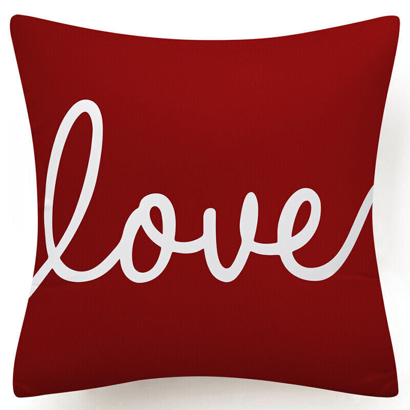 Throw PILLOW COVER Christmas Gift Decorative Xmas Two-Sided Cushion Cases 18X18"