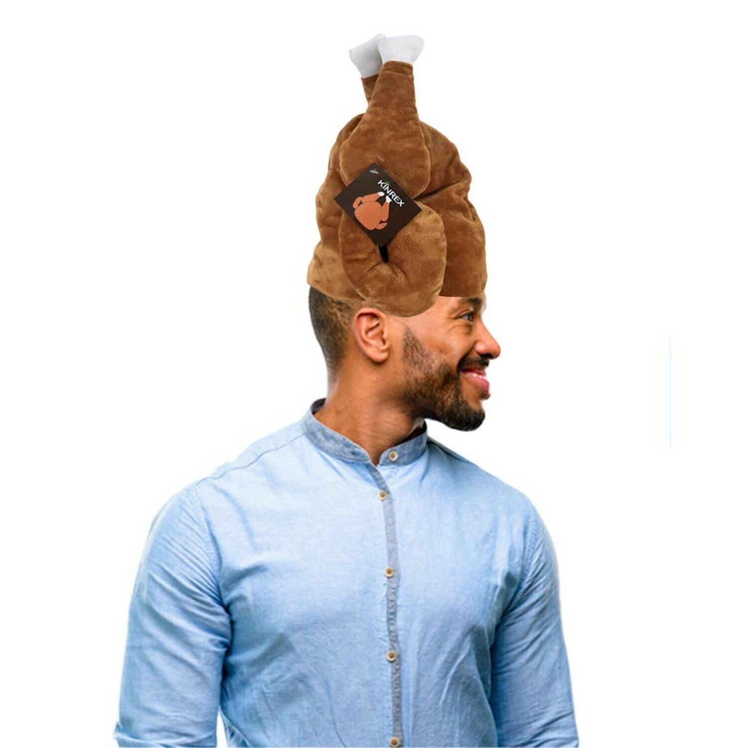 KINREX Thanksgiving Turkey Soft Plush Costume Hat for Kids and Adults - Funny...