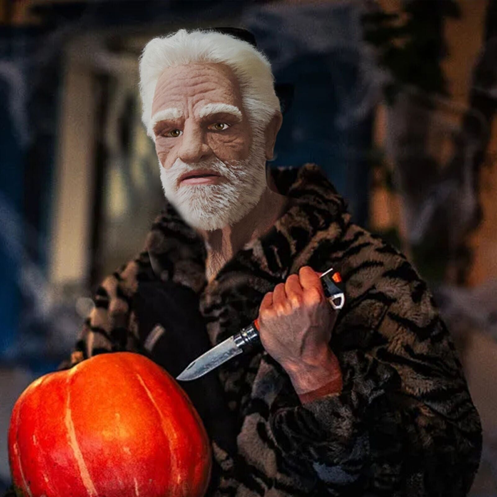 Latex Old Man Mask Male Disguise Cosplay Costume Halloween Realistic Party Masks
