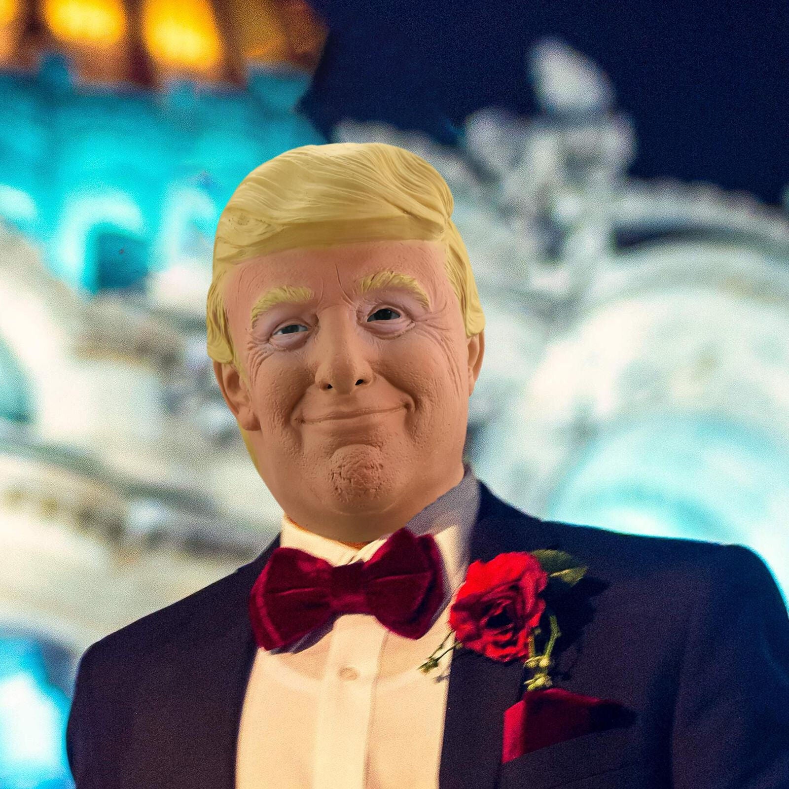 Fancy Dress Donald Trump Mask Costume Cosplay Party Celebrity Halloween Presiden