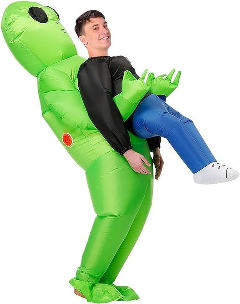 Alien Inflatable Costume Adult /Kids Blow up Costume for Halloween