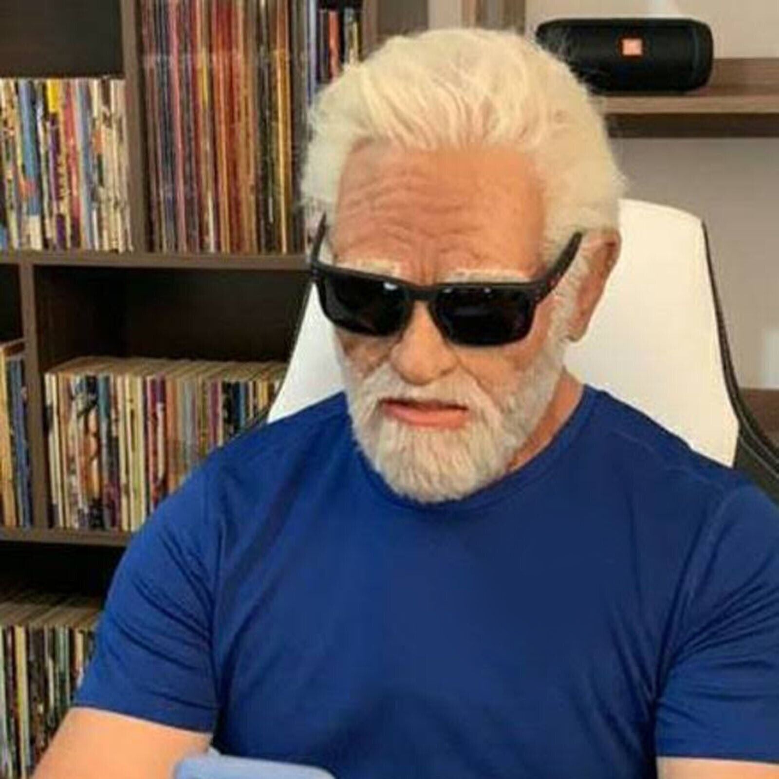Latex Old Man Mask Male Disguise Cosplay Costume Halloween Realistic Party Masks