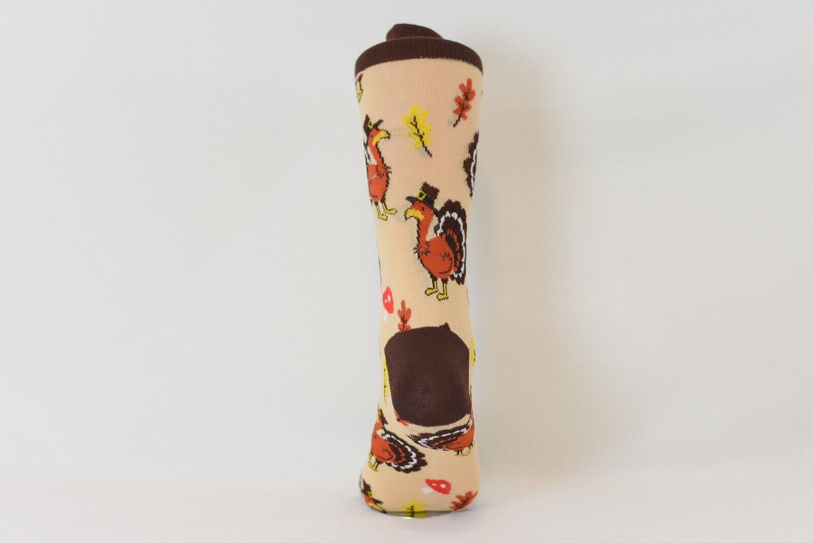 Men'S Thanksgiving Turkey Novelty Crew Socks Shoe Size 6-12.5