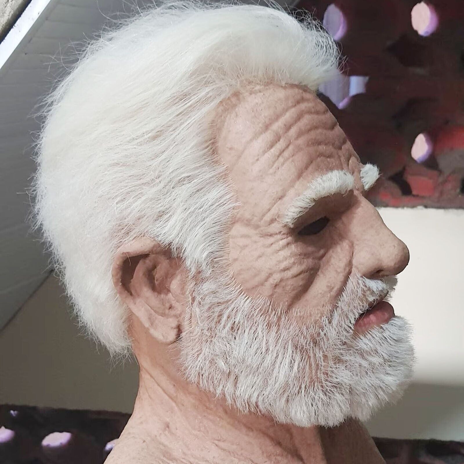 Latex Old Man Mask Male Disguise Cosplay Costume Halloween Realistic Party Masks