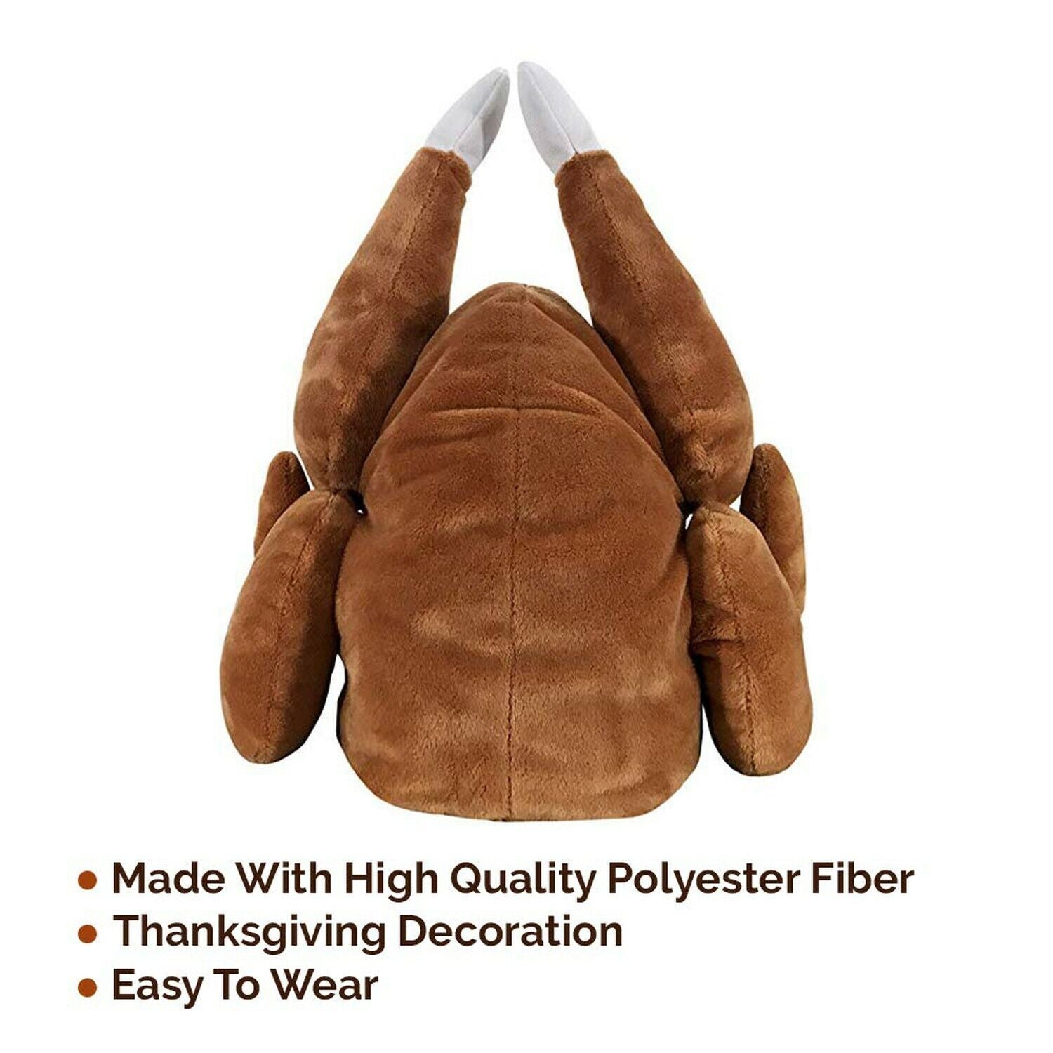 KINREX Thanksgiving Turkey Soft Plush Costume Hat for Kids and Adults - Funny...
