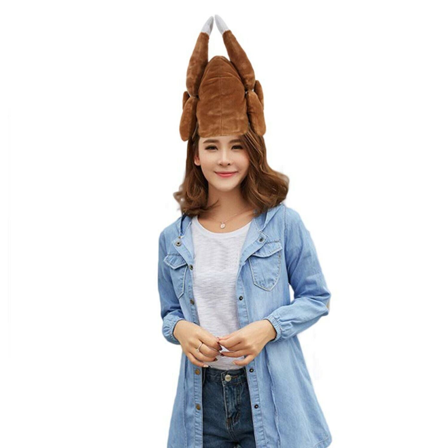 KINREX Thanksgiving Turkey Soft Plush Costume Hat for Kids and Adults - Funny...