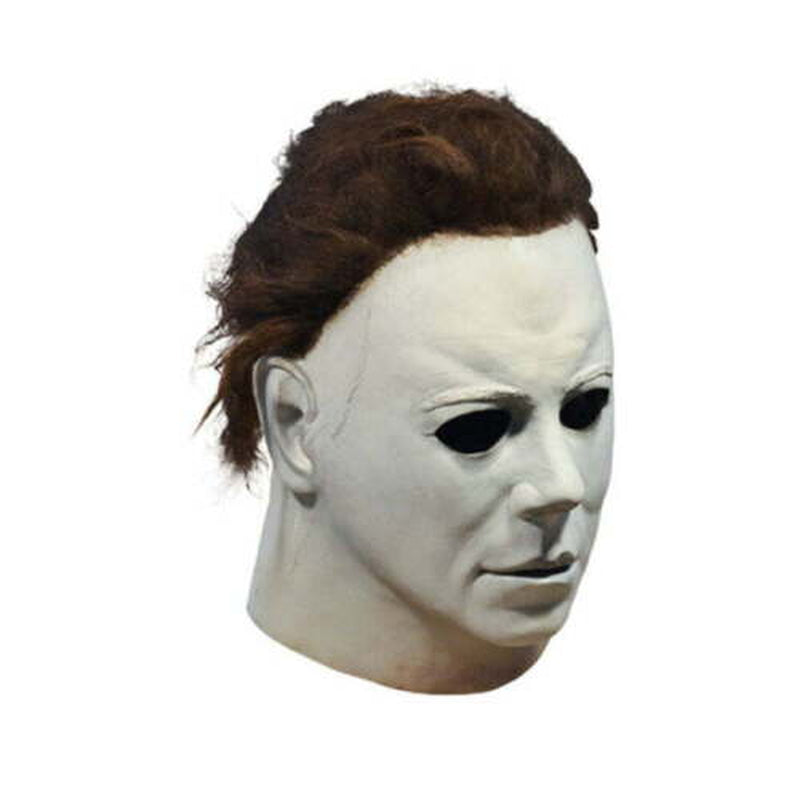 Michael Myers Mask Halloween Full Head Scary Horror Murderer Cosplay-Adult Size