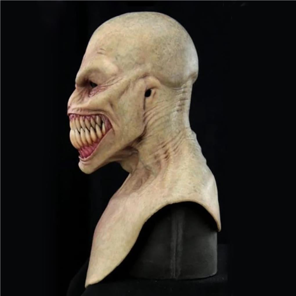 Halloween Devil Horror Mask Scary Full Head Mask Latex Cosplay Clown Face Cover