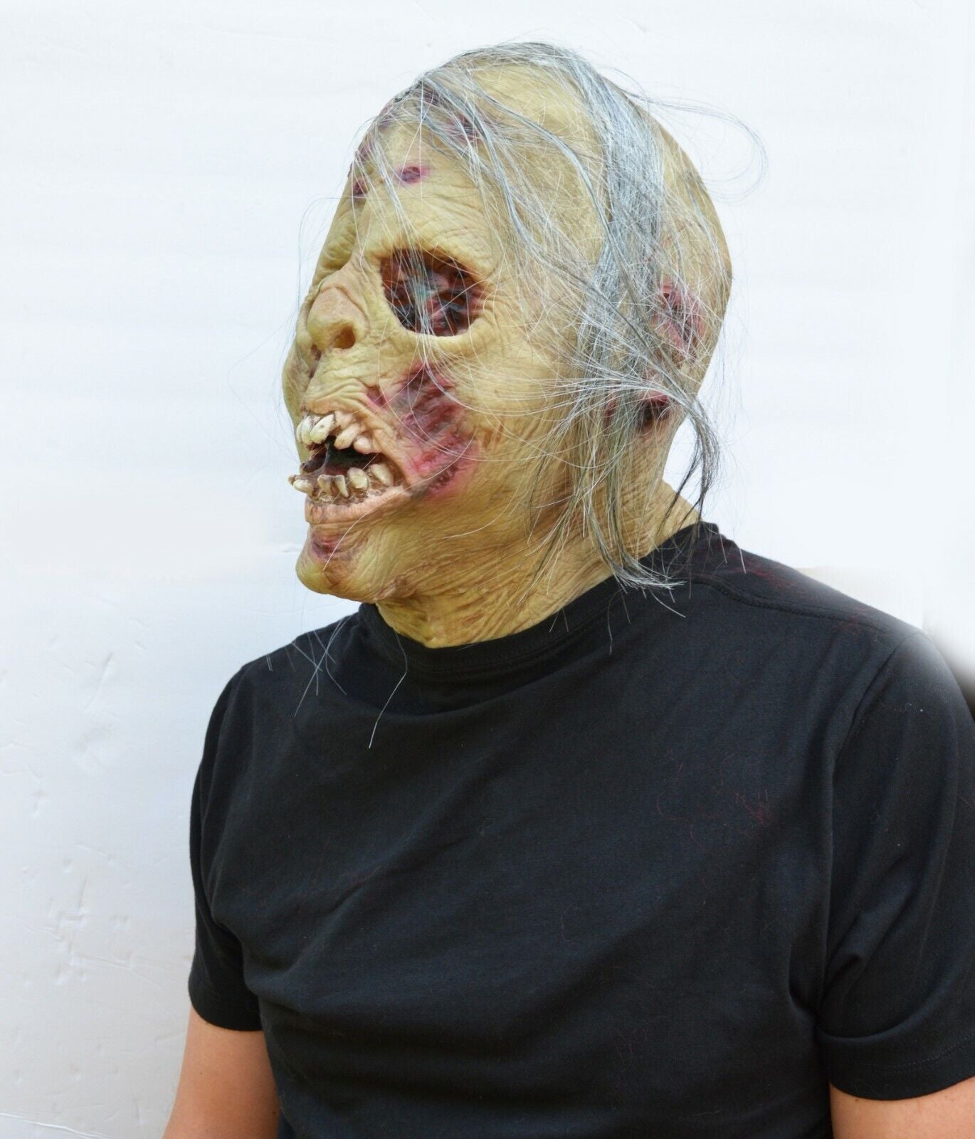 Zombie Halloween Mask Walking Zombie Rotting Dead Decaying Latex with Chest