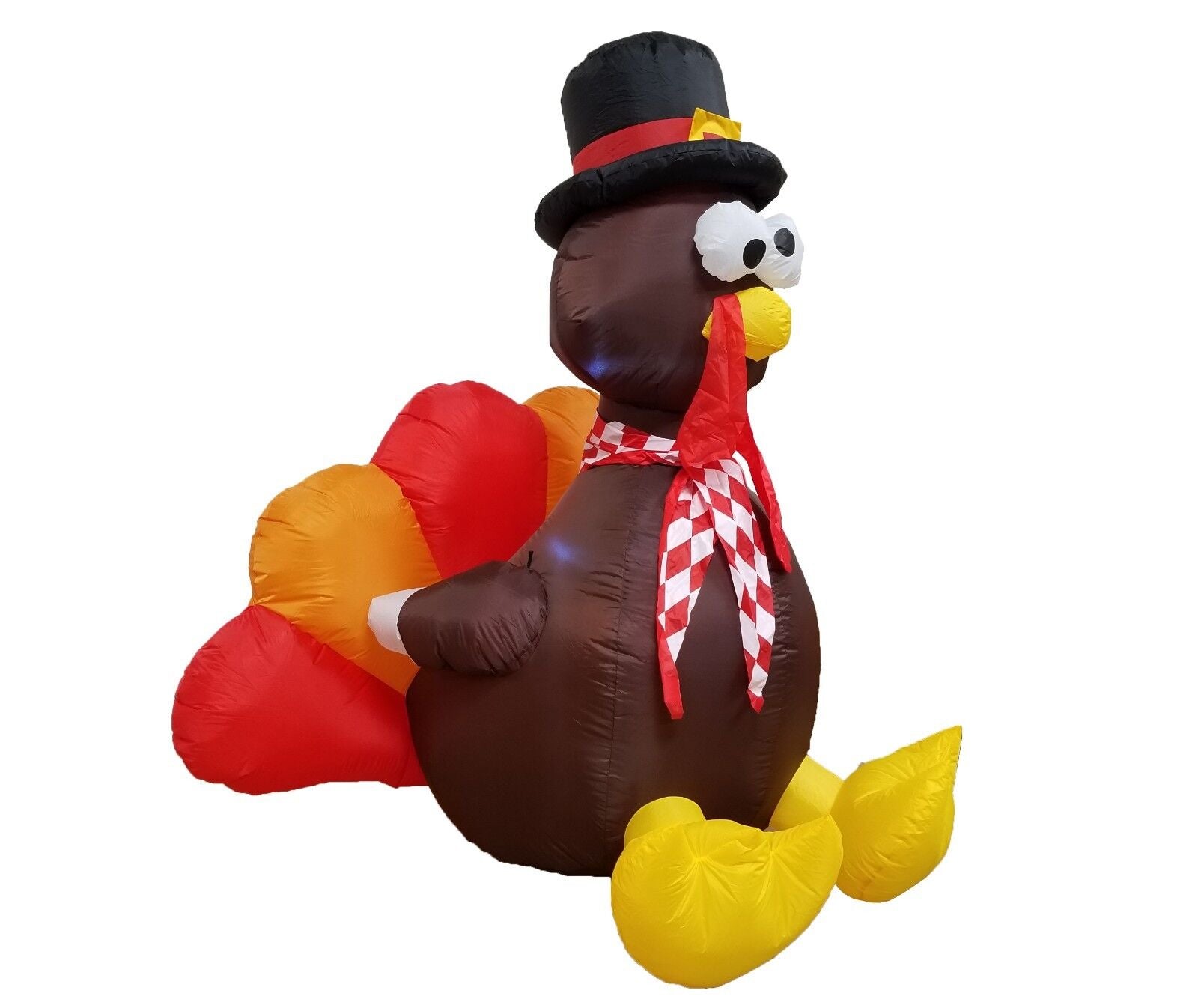 6 Foot Thanksgiving Inflatable Turkey Air Blown Outdoor Yard Decoration Blowup