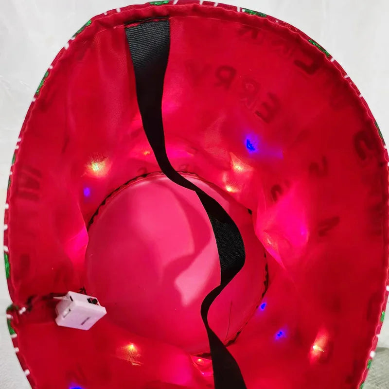 LED Light Halloween Trick or Treat Bucket Pumpkin Candy Bags Collapsible Halloween Basket for Halloween Glow Party Gift Basket