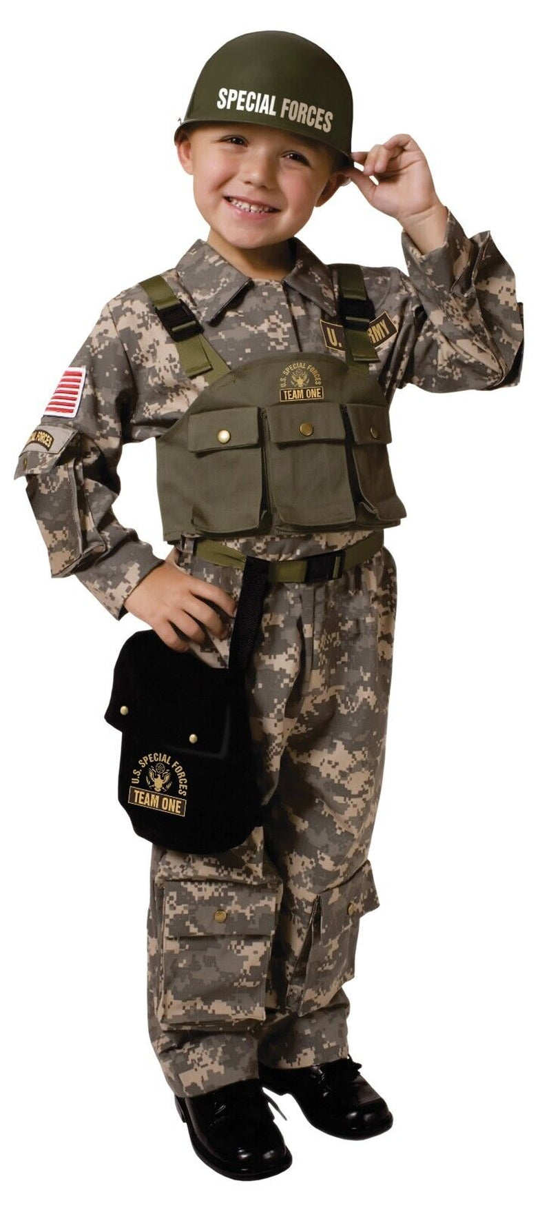 Army Costume - U.S. Military Soldier Costume for Kids by Dress up America