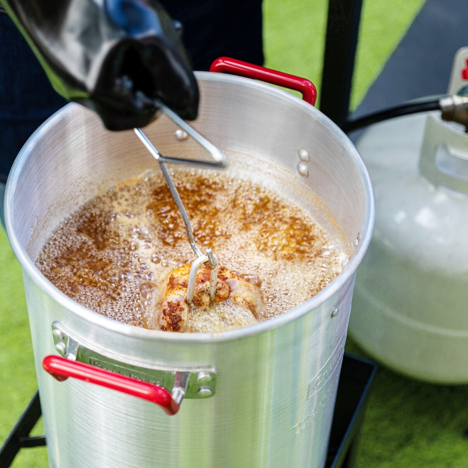 Creole Feast 30 Qt. Turkey Fryer Boiler Steamer Kit Thanksgiving Day Deep Fry