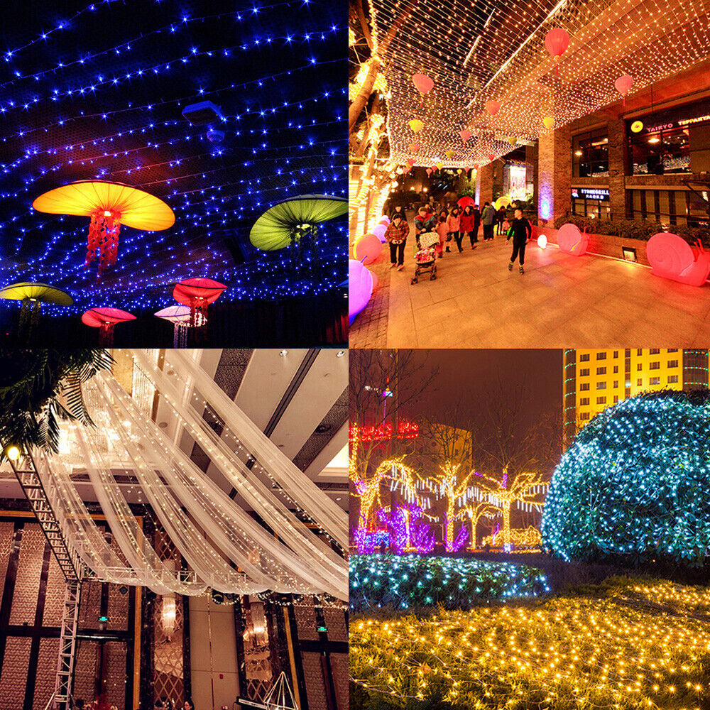 Fairy String Lights 500 LED Christmas Tree Wedding Xmas Party Decor Outdoor USA