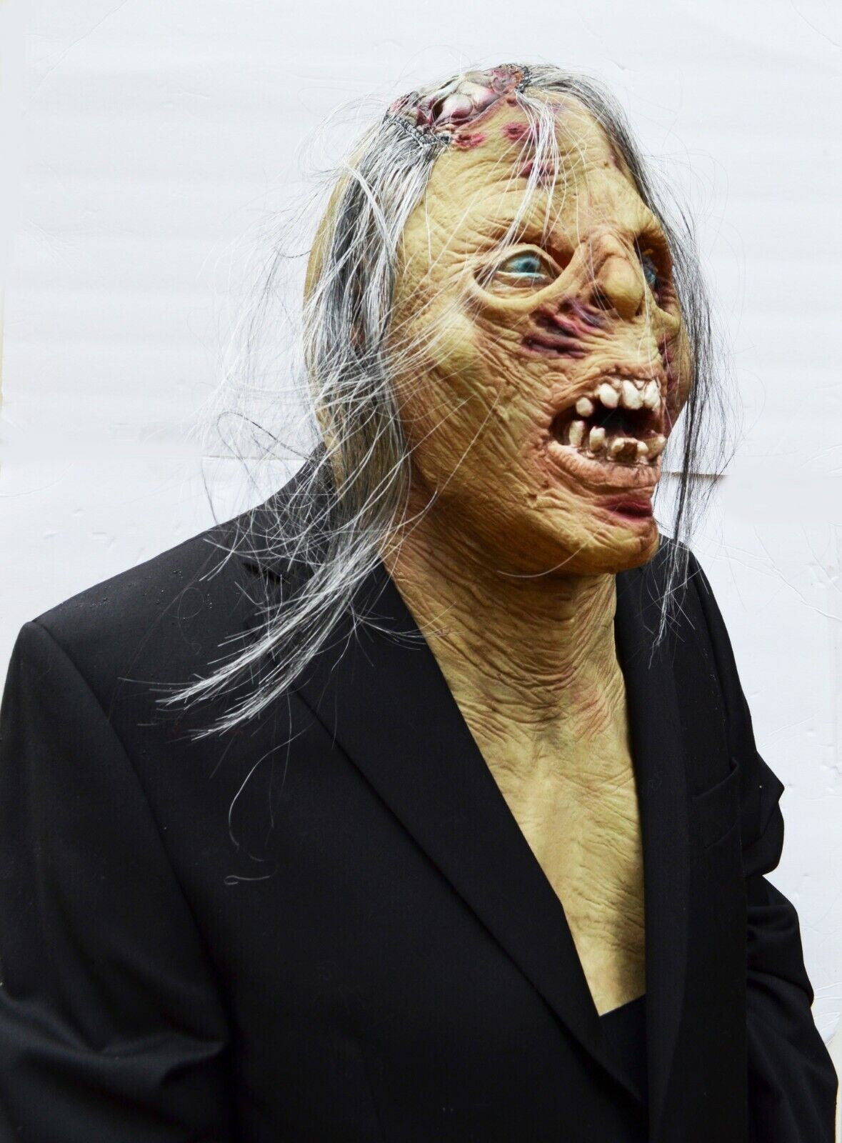 Zombie Halloween Mask Walking Zombie Rotting Dead Decaying Latex with Chest