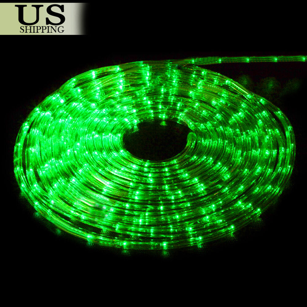 LED Rope Light 110V Garden Indoor Outdoor String Lighting Tube 50/150/100/300 Ft