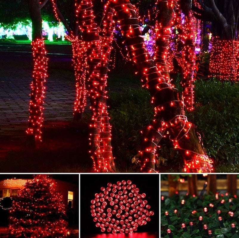 Solar String Lights Outdoor 8 Modes Waterproof for Garden/Landsca
