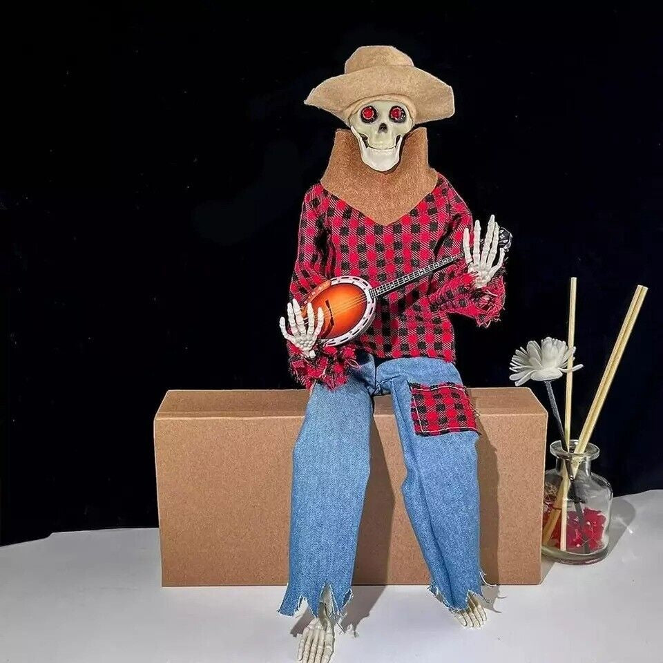 Funny Animated Dueling Banjo Skeletons Halloween Animated Banjo Skeletons Animat