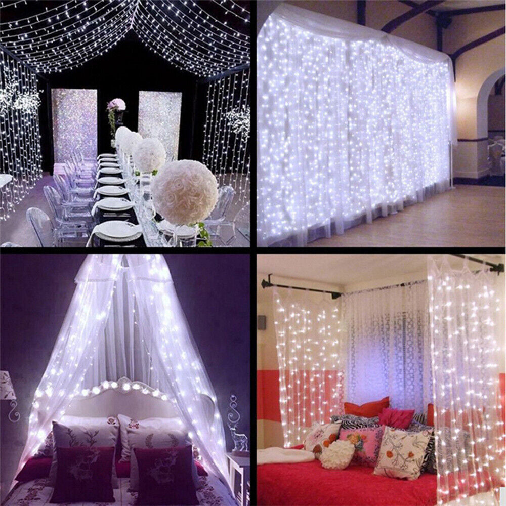 Fairy String Lights 500 LED Christmas Tree Wedding Xmas Party Decor Outdoor USA