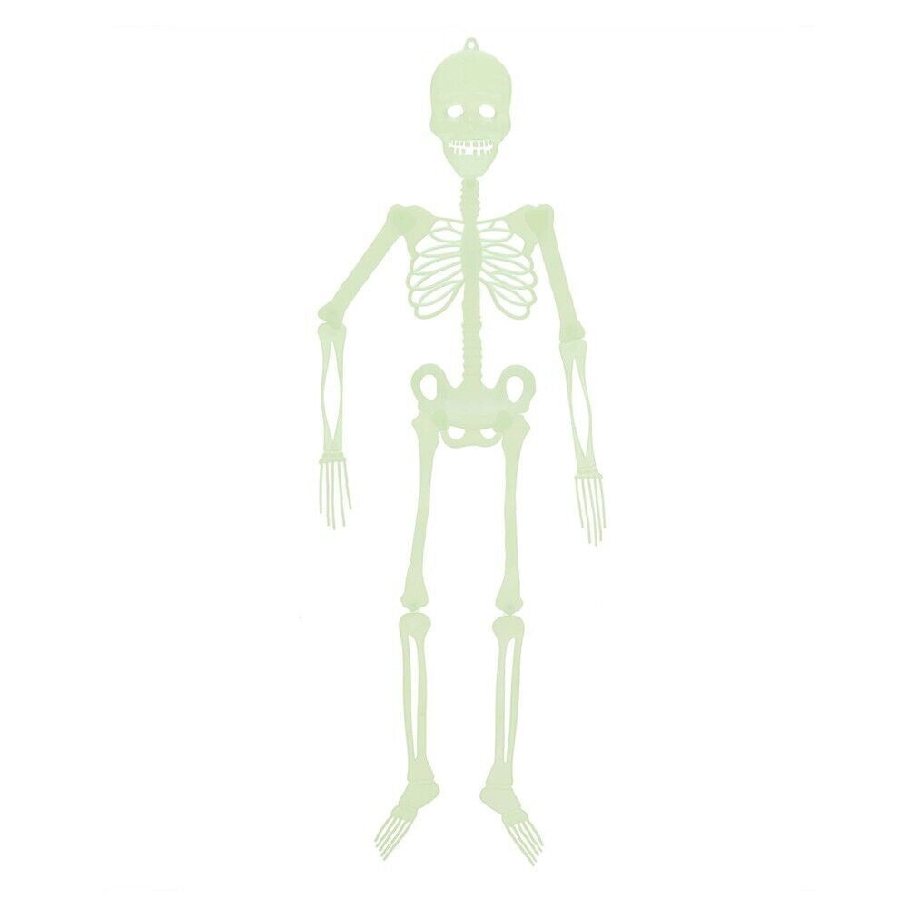 Halloween Scary Luminous Skeleton Glow Evil Hanging Decoration Outdoor for Party