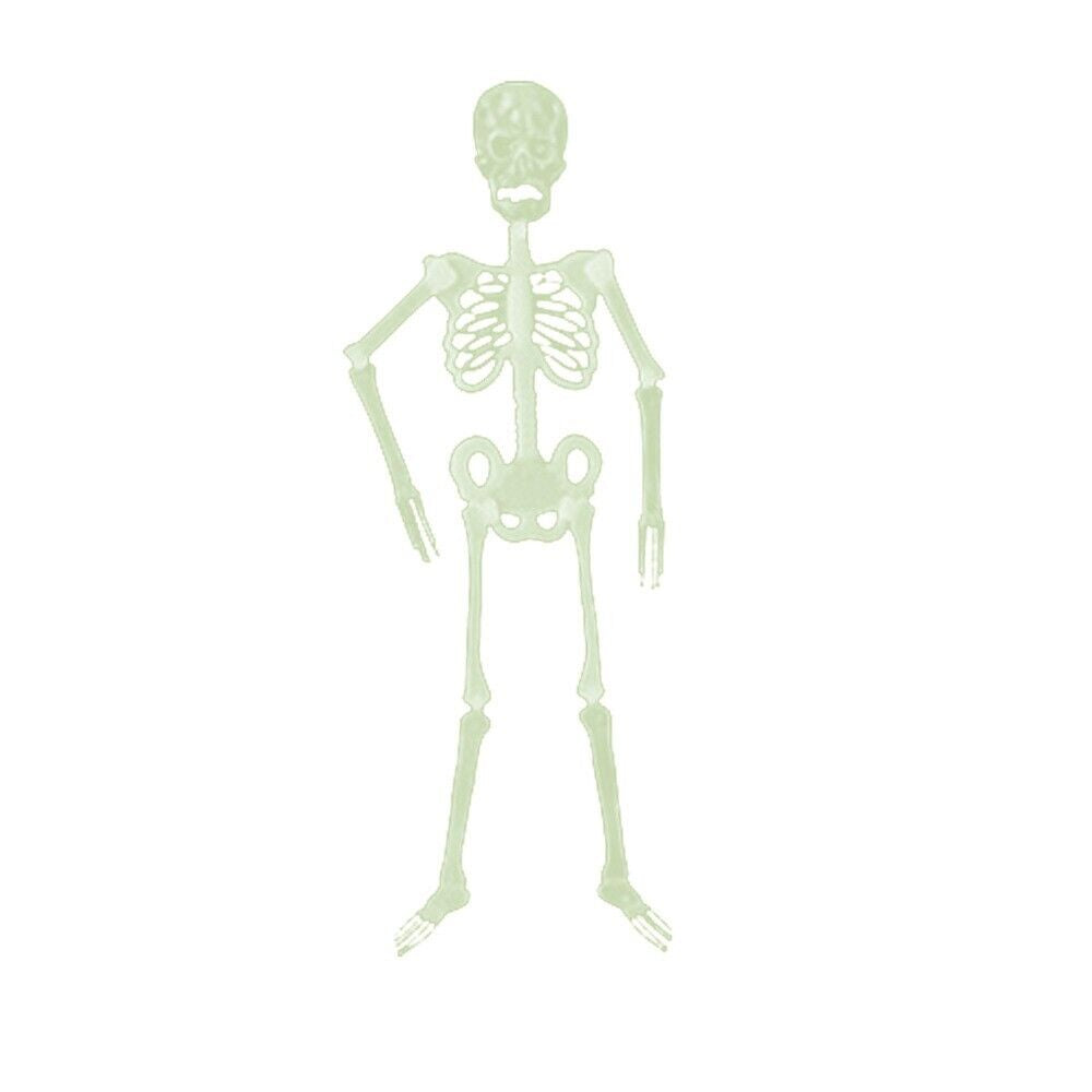 Halloween Scary Luminous Skeleton Glow Evil Hanging Decoration Outdoor for Party