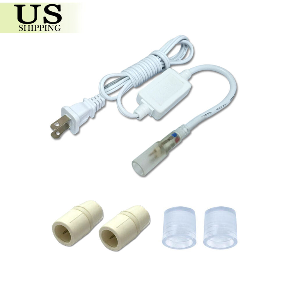 LED Rope Light 110V Garden Indoor Outdoor String Lighting Tube 50/150/100/300 Ft