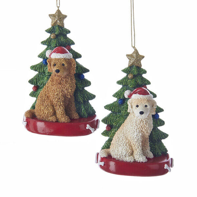 Labradoodle W/Tree Ornament