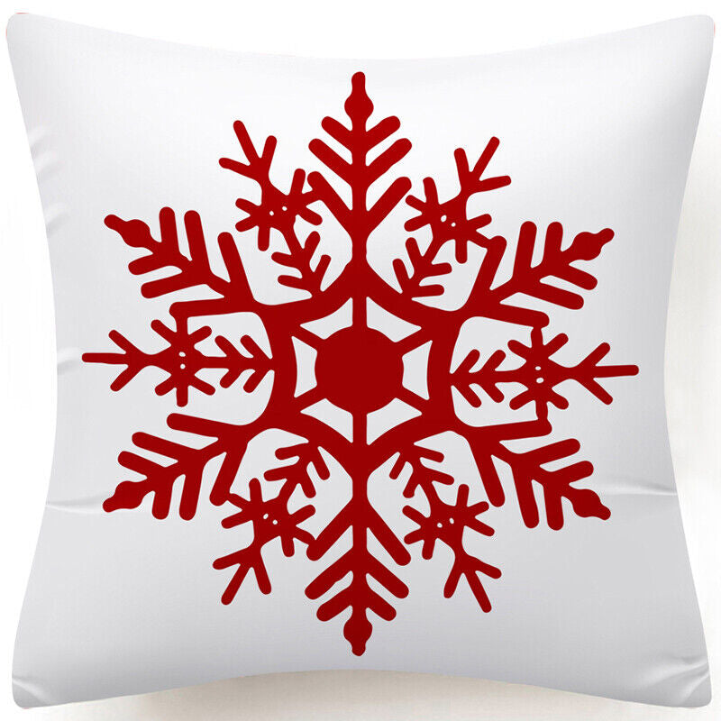 Throw PILLOW COVER Christmas Gift Decorative Xmas Two-Sided Cushion Cases 18X18"