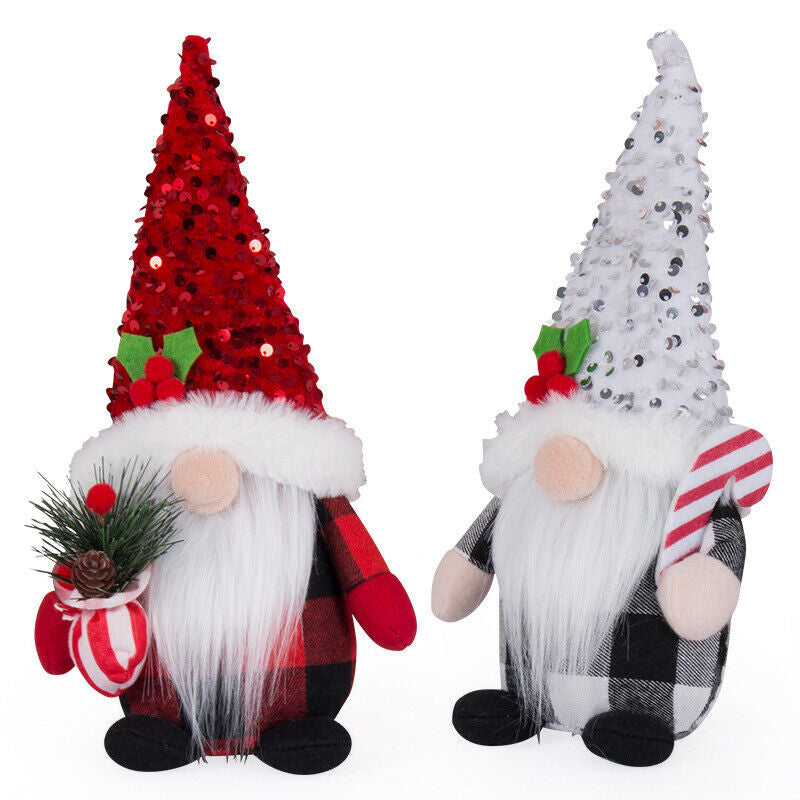 New Christmas Faceless Gnome Santa Xmas Plush Doll Kids Gift Home Decoration