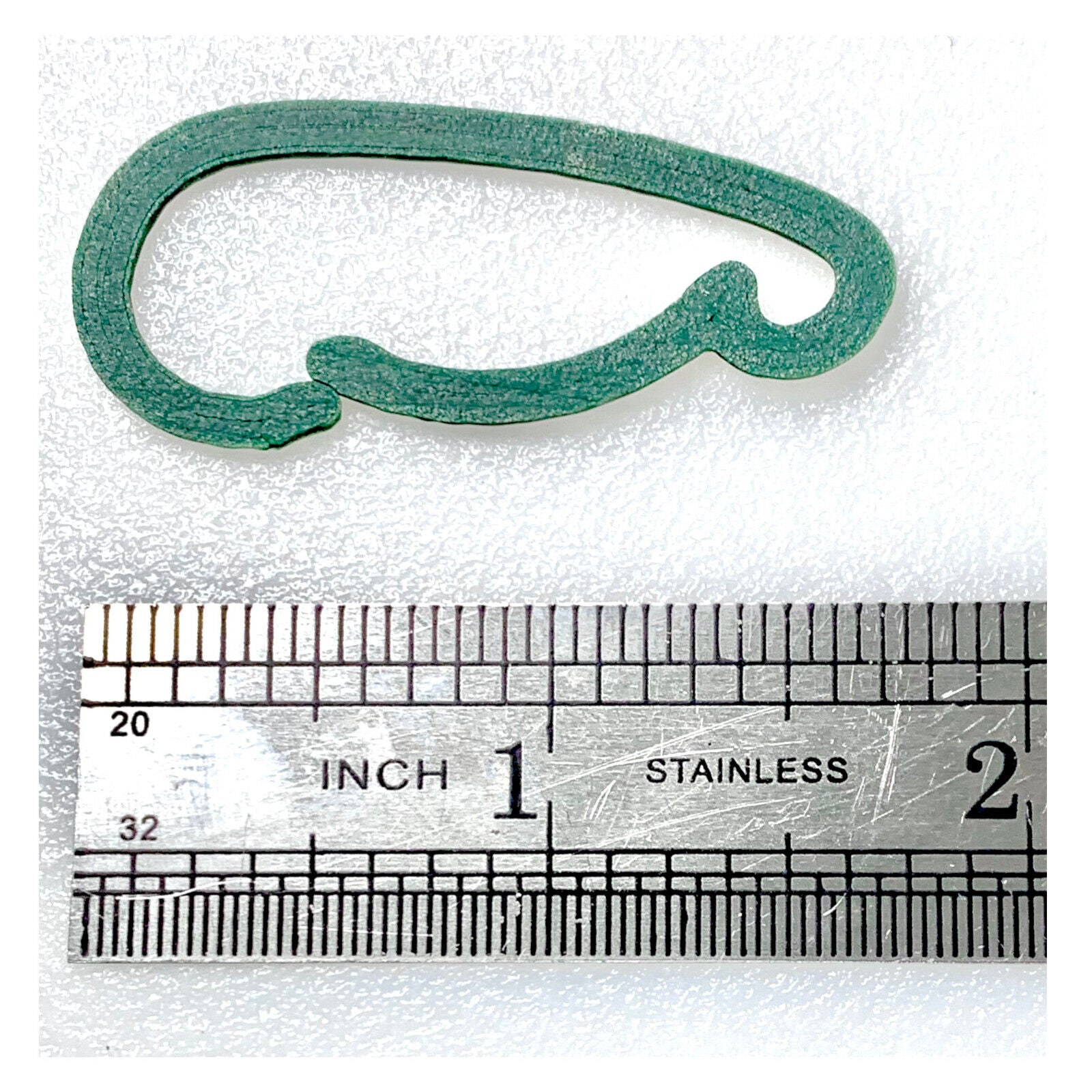 Premium Christmas Ornament Hangers Hooks, Forest Green Indoor/Outdoor Plastic 60