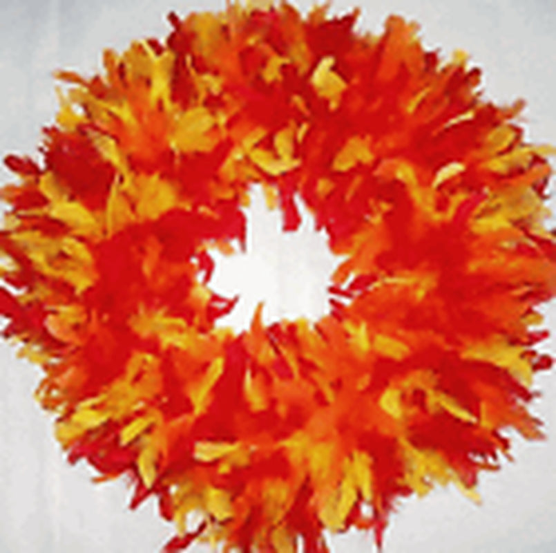 GORGEOUS FEATHER WREATHS for Chistmas! Nice Beautiful Gift Wreaths...Love These!