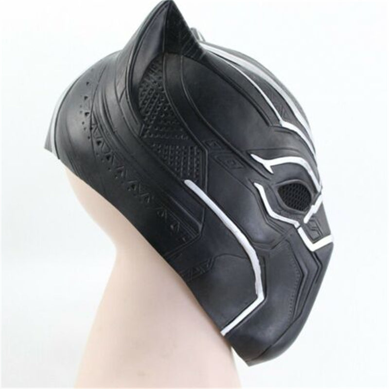 Black Panther Cosplay Mask Helmet Avengers Halloween Costume Props Adult Kids