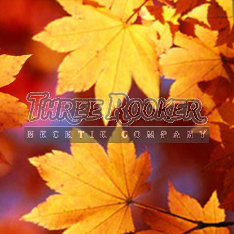 Autumn Falling Leaves Thanksgiving Mens Tie Brand New