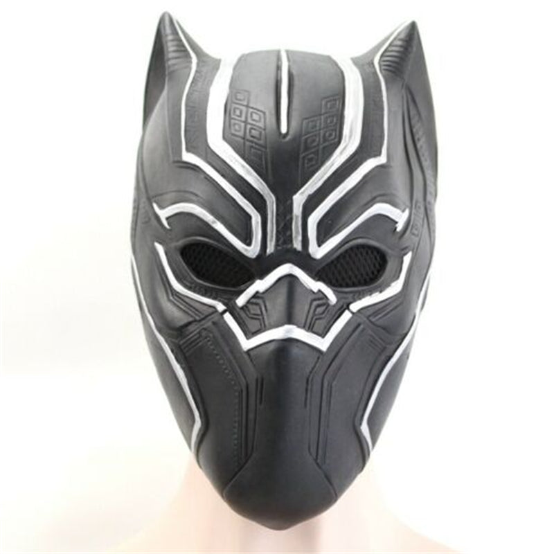 Black Panther Cosplay Mask Helmet Avengers Halloween Costume Props Adult Kids