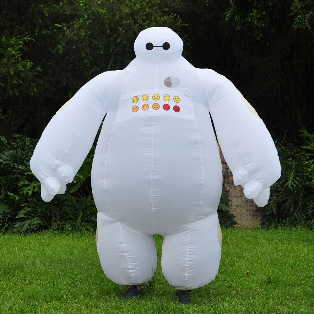 Inflatable Costume Outfit Big Hero Baymax for Halloween Cosplay Party Adult Size