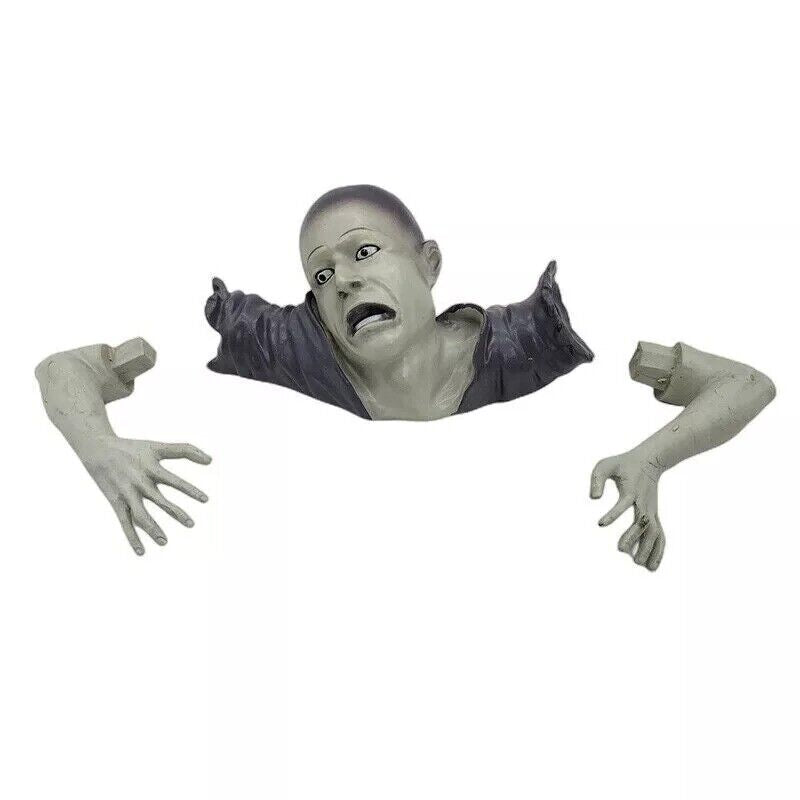 New Halloween Crawling Zombie Horror Props Outdoor Garden Statue Graveyard Decor