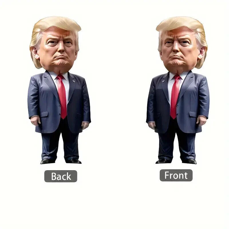 Patriotic Donald Trump 2024 Christmas Ornament ,Ceramic Tree Decor, Holiday Gift