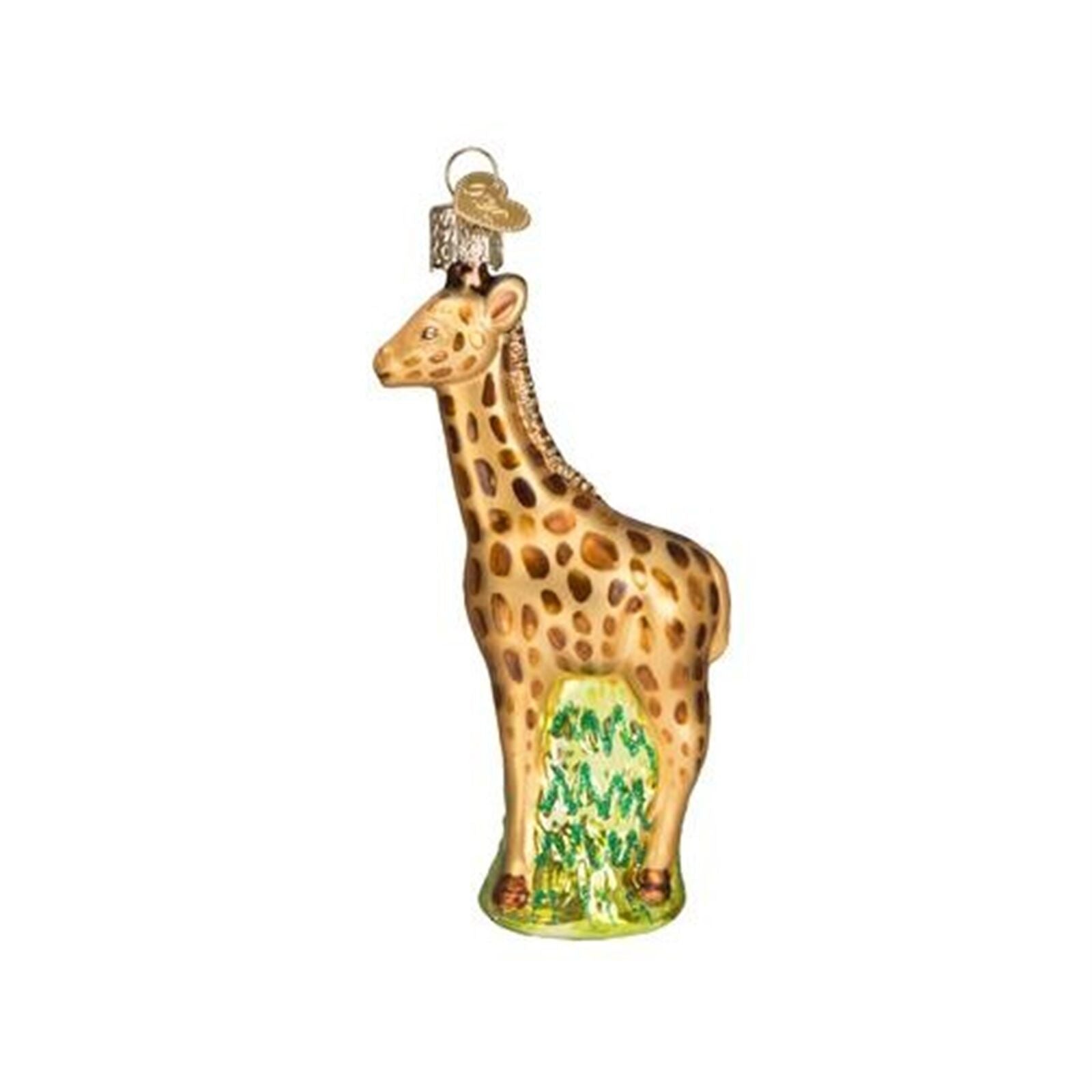 Old World Christmas Glass Blown Christmas Ornament, Giraffe (With OWC Gift Box)