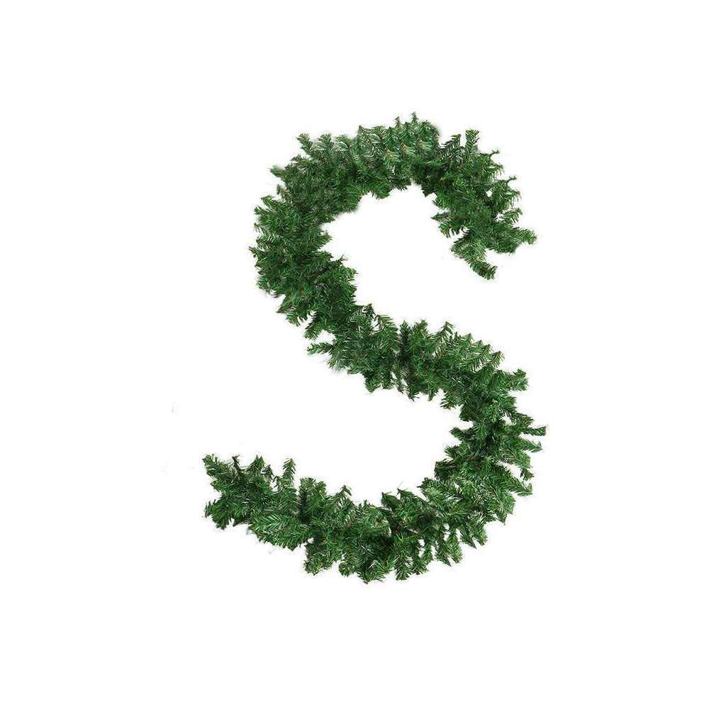 9FT Christmas Garland Artificial Wreath Ornaments Xmas Tree Home Rattan Decor US