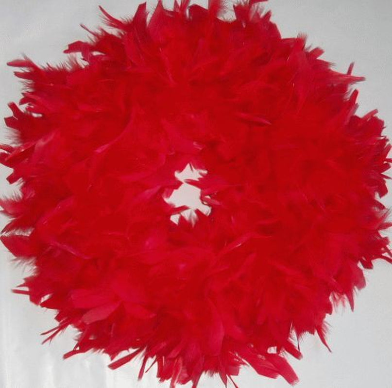GORGEOUS FEATHER WREATHS for Chistmas! Nice Beautiful Gift Wreaths...Love These!