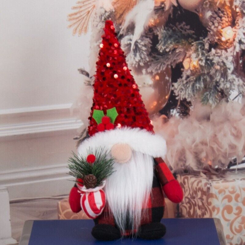New Christmas Faceless Gnome Santa Xmas Plush Doll Kids Gift Home Decoration