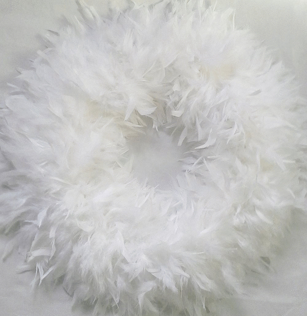 GORGEOUS FEATHER WREATHS for Chistmas! Nice Beautiful Gift Wreaths...Love These!