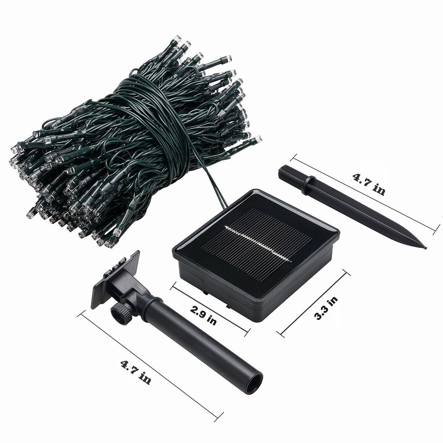 Solar String Lights Outdoor 8 Modes Waterproof for Garden/Landsca