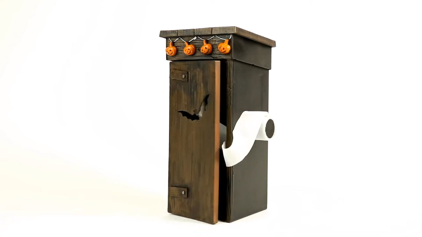 Animated Talking Farting Mummy Outhouse Halloween Bathroom Decoration SHIPS USA!
